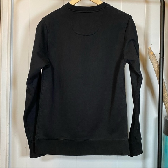 Drapeau Noir Vintage Heavyweight Cotton Fleece Black Sweatshirt Crewneck Quality - Picture 9 of 13